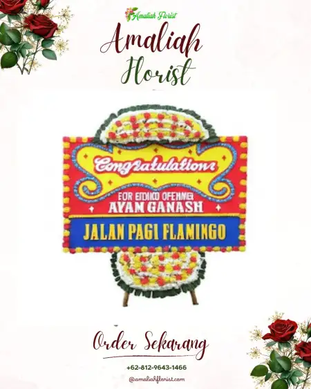 Sewa Papan Bunga Maliran